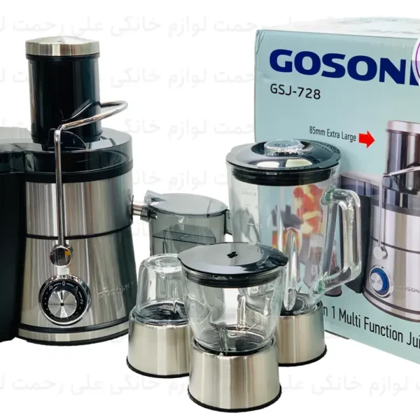 آبمیوه‌گیری ۴ کاره گاسونیک مدل GSJ-728