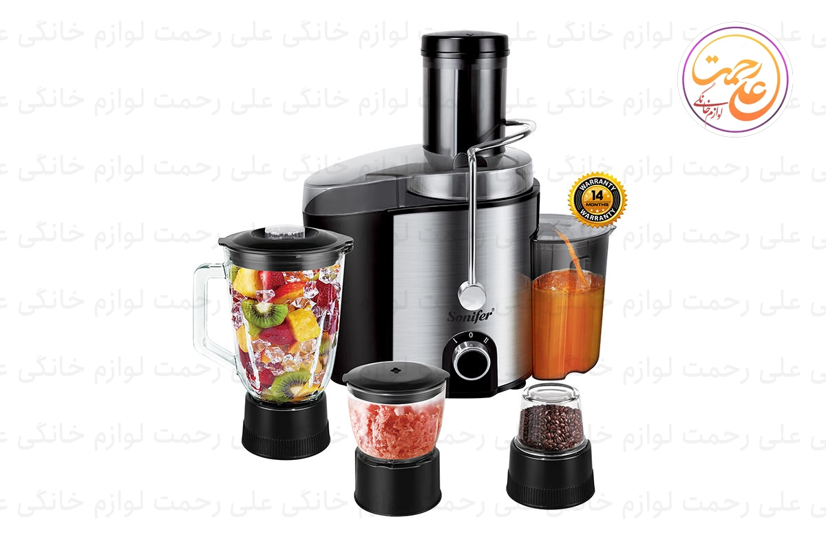 آب میوه گیری 4 کاره سونیفر مدل SF-5525