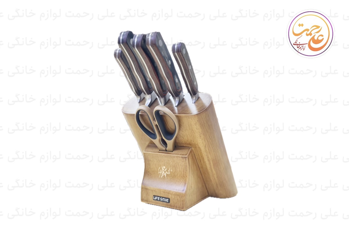 سرویس چاقو آشپزخانه لایف اسمایل مدل NSEL 8...